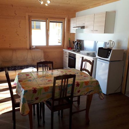 Joli studio meublé de 38m2 dans chalet construit en 2016 Appartement Leysin Buitenkant foto