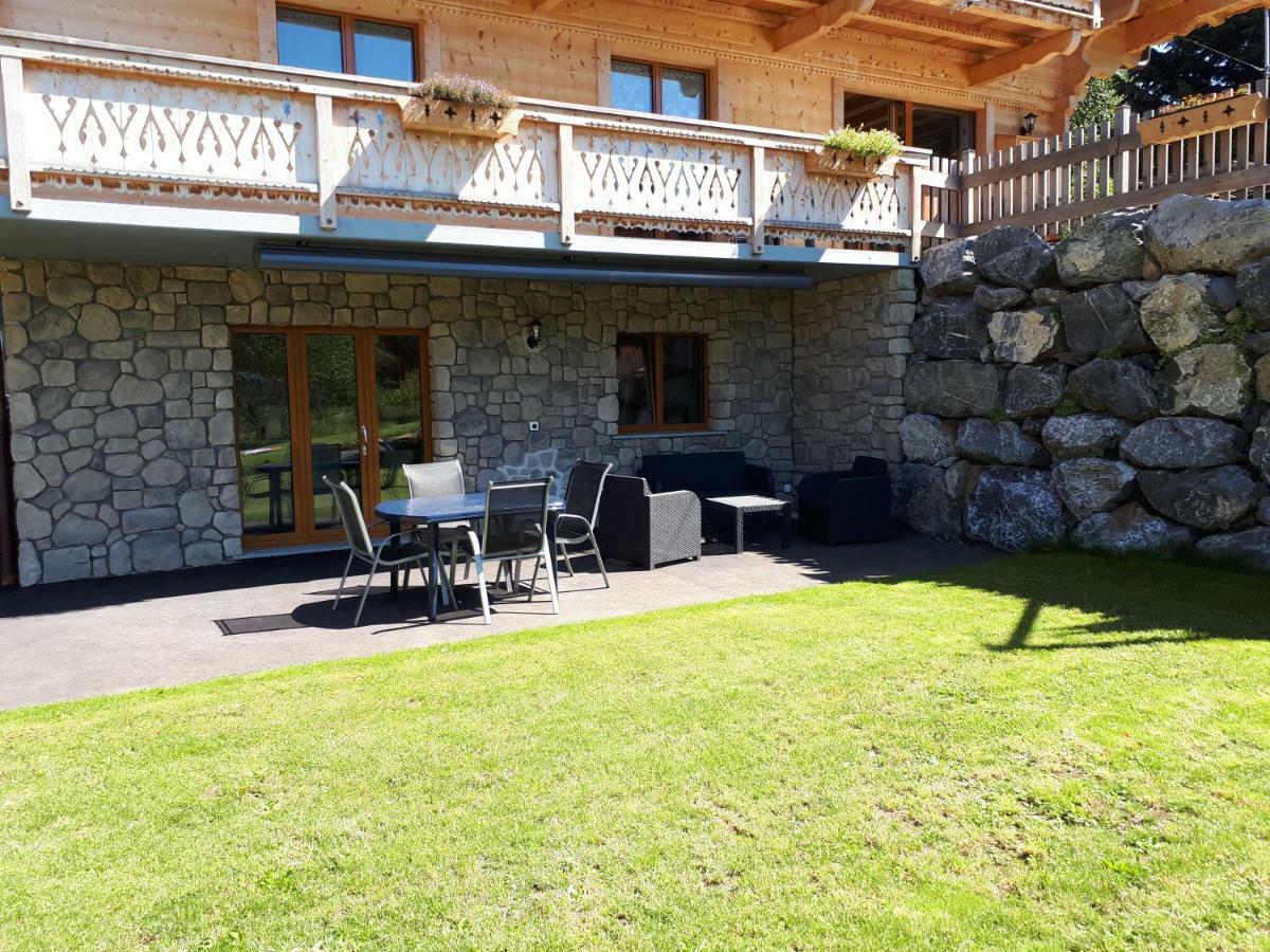 Joli studio meublé de 38m2 dans chalet construit en 2016 Appartement Leysin Buitenkant foto