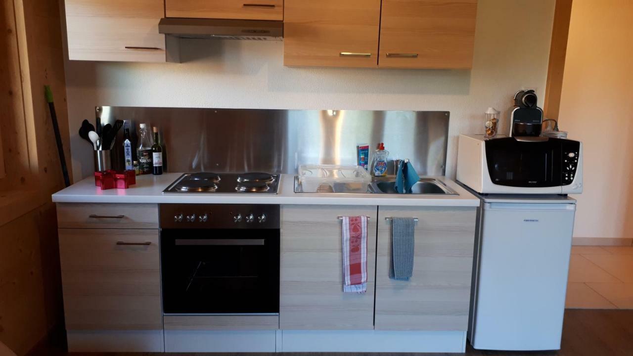 Joli studio meublé de 38m2 dans chalet construit en 2016 Appartement Leysin Buitenkant foto